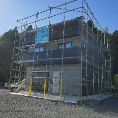 新城市 モデルハウス 屋上 現在工事中 戸建 新築注文住宅 見学できます。 画像