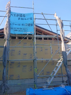 新築注文住宅 平屋 構造見学 全館空調 構造材すべて東三河材 工務店 大工 アイキャッチ画像