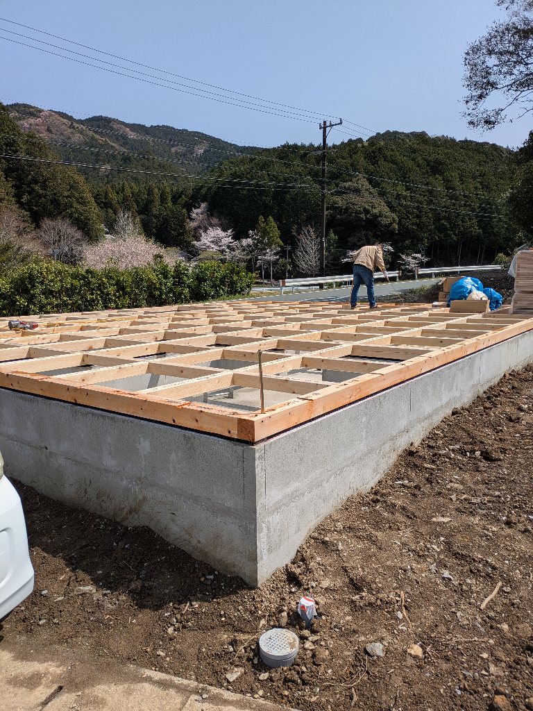新築注文住宅　土台　防蟻処理　大工　建築　工務店　新城市　豊川市　豊橋市 画像
