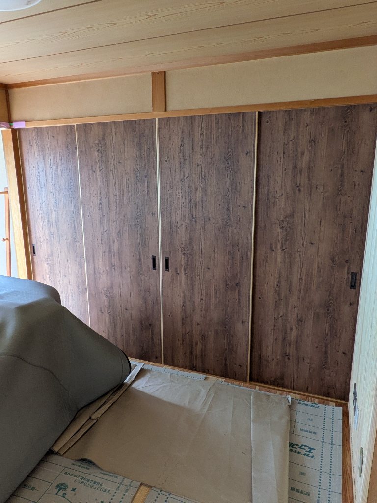 襖　フラッシュ建具　建具屋　オリジナル建具　リフォーム　大工　新城市　豊川市　豊橋市 画像