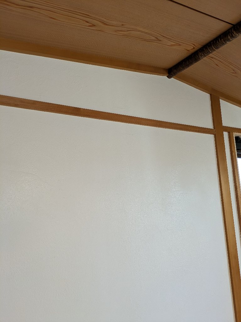 和室　漆喰　塗り壁　左官　リフォーム　自然素材　真壁工法　工務店　新城市　豊川市　豊橋市 画像